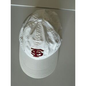 Florida State Seminoles FSU Ahead Extreme White Embroidered Baseball Cap Hat